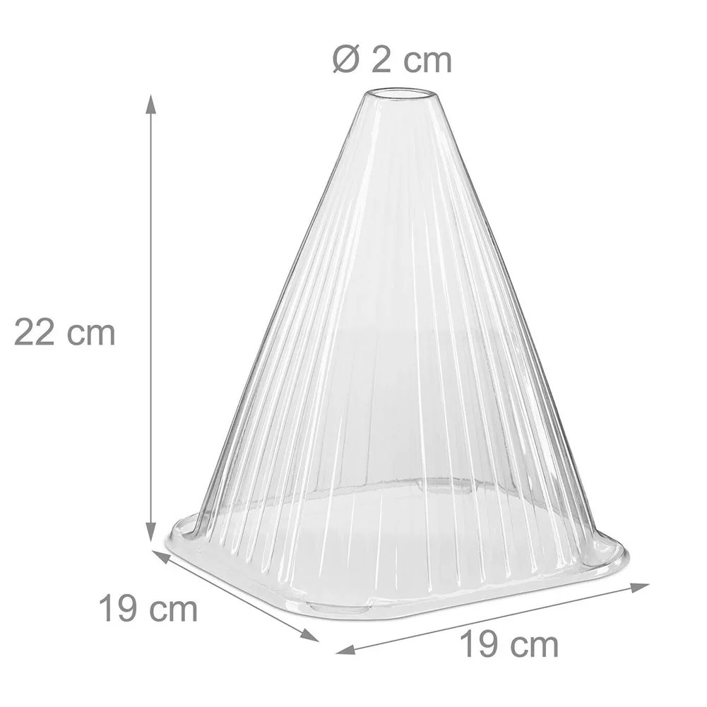 Reusable Plastic Garden Plant Bell Covers for Protecting Vegetables Flowers Herbs from Frost Birds Snails Harsh Weather