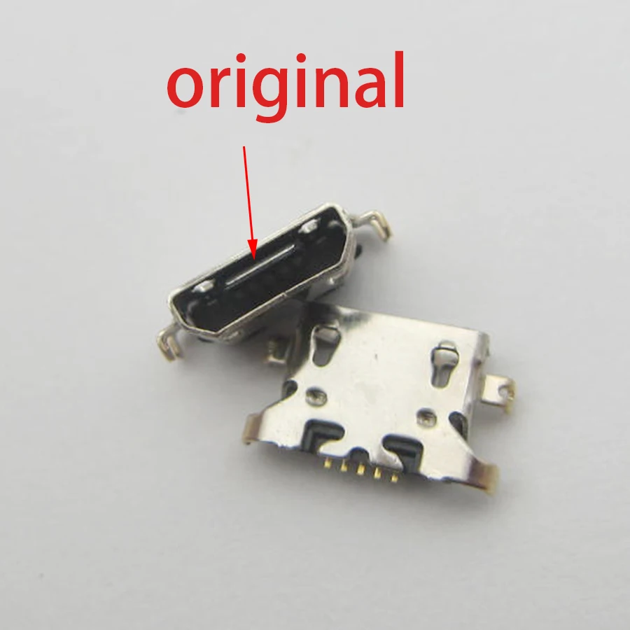 100Pcs Micro USB Charging Data Sync Power Jack Port Connector for Lenovo A516 A650 A678t A830 A850 S650 S868t K3 Note k50-t5