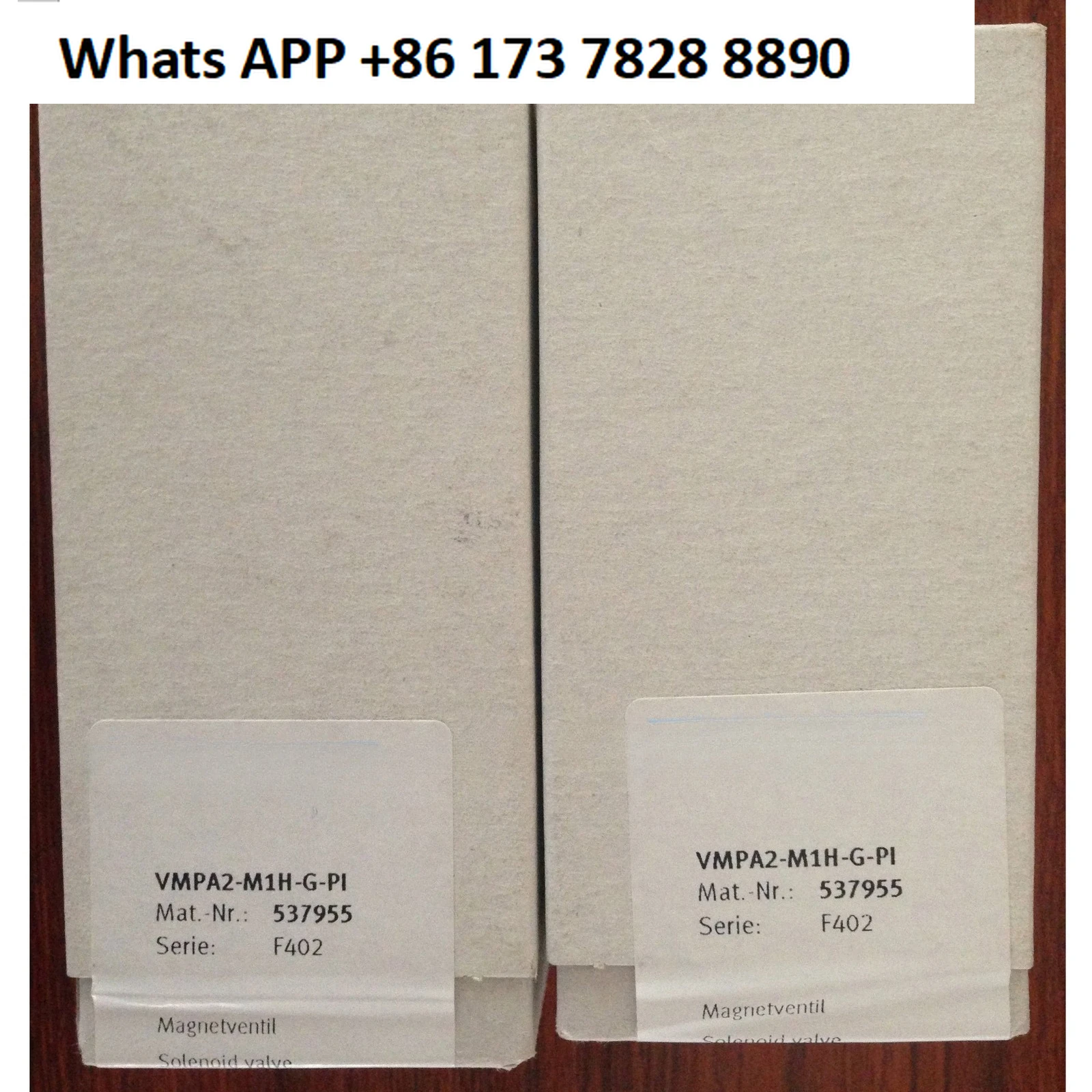 

VMPA2-M1H-G-PI 537955 Solenoid Valve New One VMPA2M1HGPI