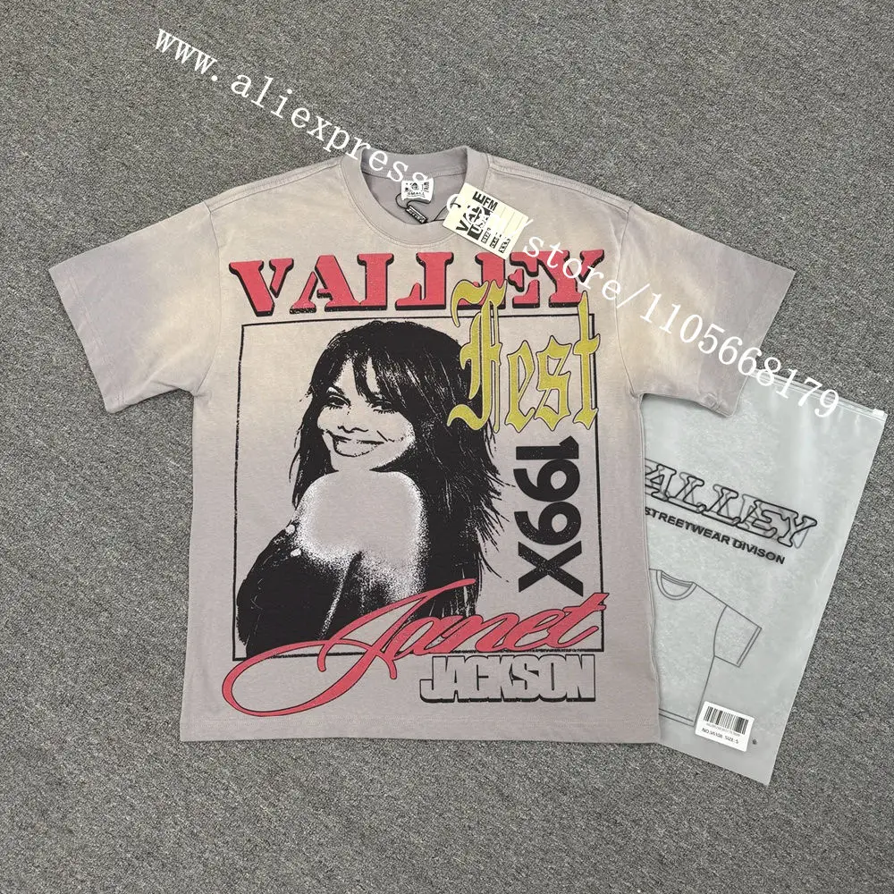 High-quality high-definition printed short-sleeve T-shirt with rhinestone embellishments, soft and breathable, white ink digital direct-printing with a washed and distressed finish, machine washable, no cracking or deformation, loose fit, fashionable and trendy