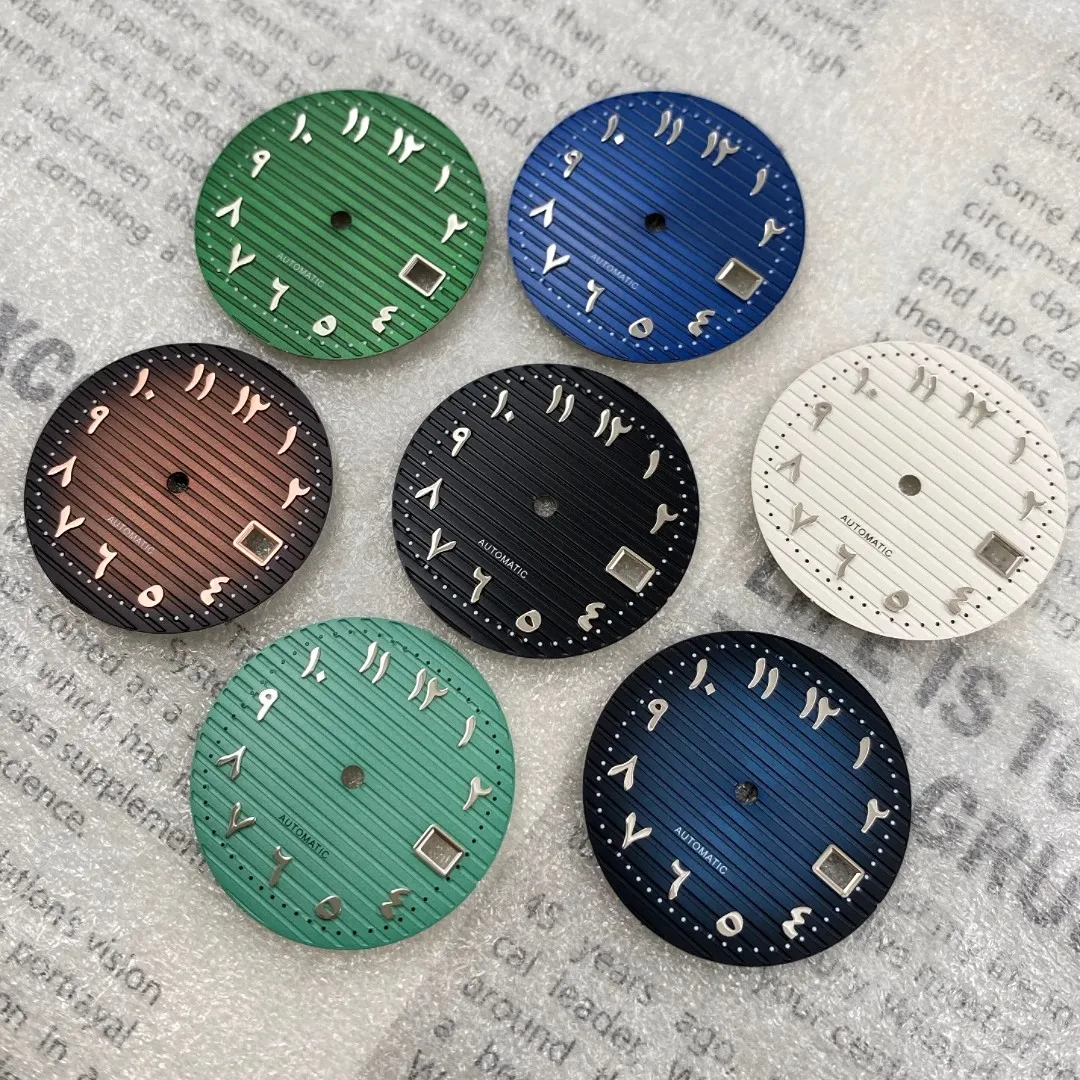 

New PP 30.5mm modified dial with Middle Eastern Arabic numerals and no night light, suitable for NH35/36 movement