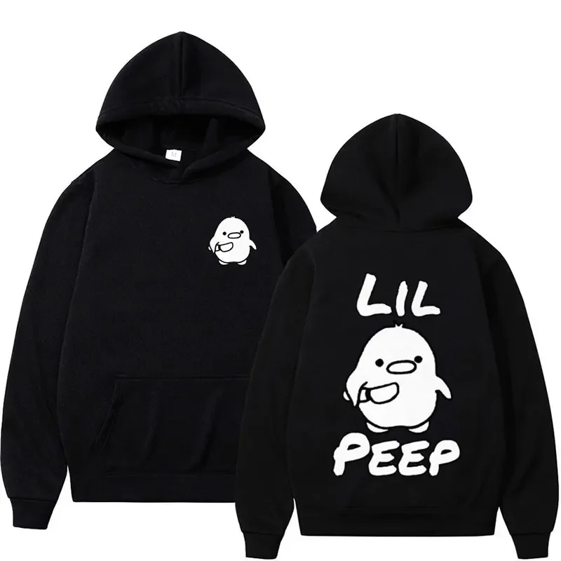 

Rapper Lil Peep Cute Graphic Hoodies 90s Retro Fashion Aesthetic Kawaii Hoodie Men's Women's Hip Hop Casual Oversized Sweatshirt