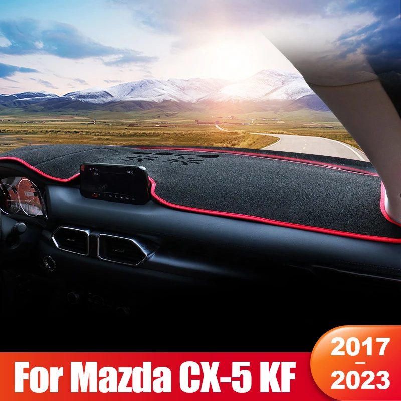 

For Mazda CX-5 CX5 KF 2017 2018 2019 2020 2021 2022 2023 Car Dashboard Sun Shade Cover Instrument Desk Non-slip Mat Accessories