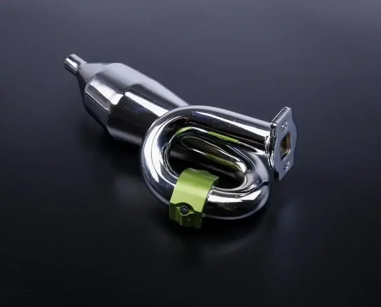 Braçadeira de tubo de escape de alumínio CNC para tubo de ressonância SS se encaixa ROVAN ROFUN KM HPI BAJA 5B 5T 5SC