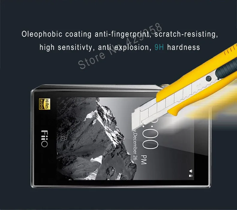 Tempered Glass Screen Protector Film For FIIO M11S M5  M6 M7 M17 X5III X7 X7MarkII M3k M3 PRO BTR7 THX