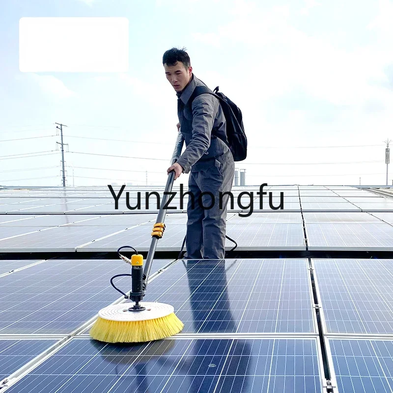 Solar Robot Cleaning Brush Cleaner Module Panel Washing Machine