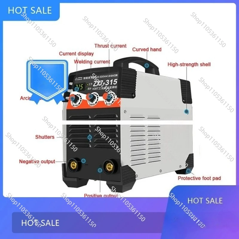 0729315 electric welding machine dual voltage household 220v380v industrial grade IGBT intelligent all-copper DC w