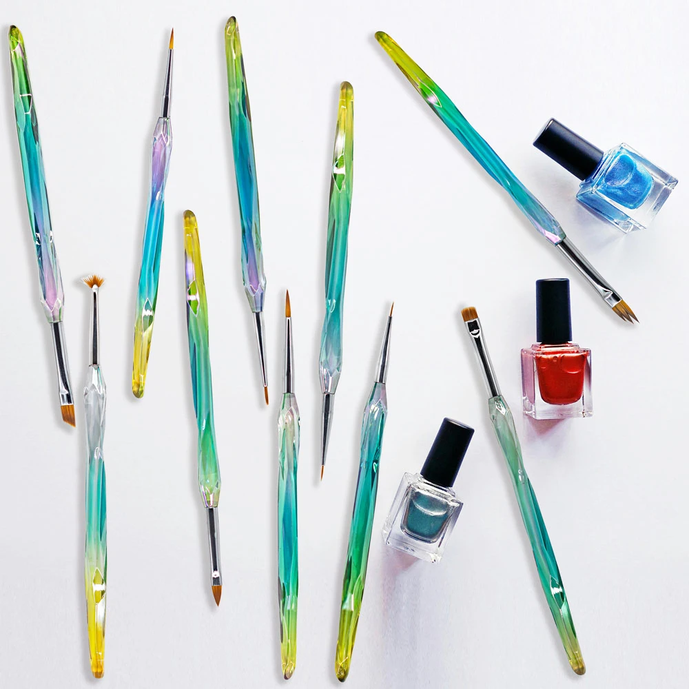 Artsecret profissional escova de arte do prego fineliner pintura detalhe trabalho gel construtor arte do prego design escova escultura pontilhando