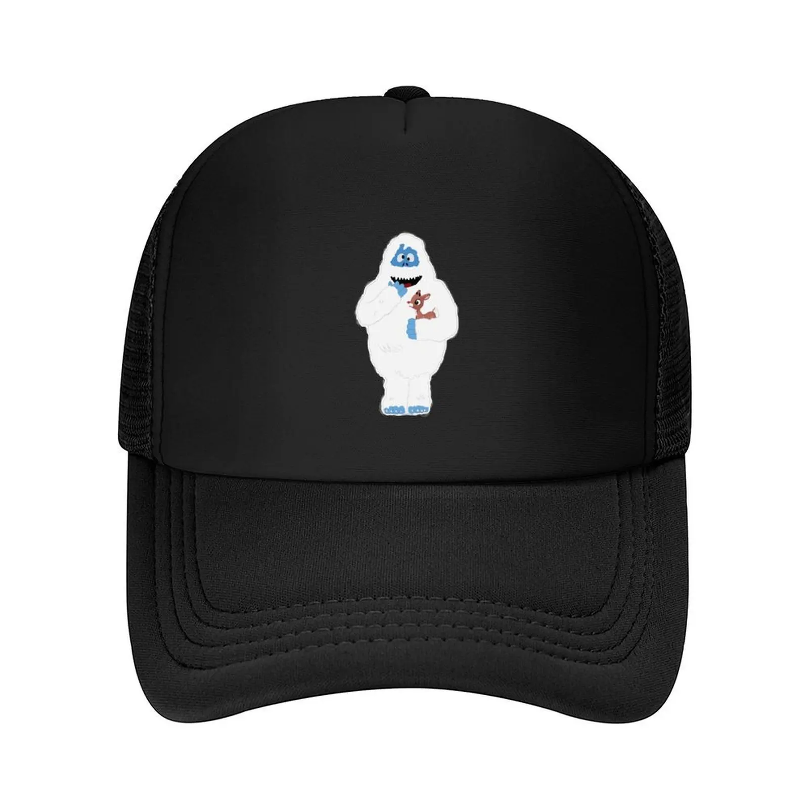 

Classic Christmas Abominable Snowman with Rudolph GraphicLoveShop Baseball Cap New In Hat Trucker Hat Bobble Hat Ladies Men's
