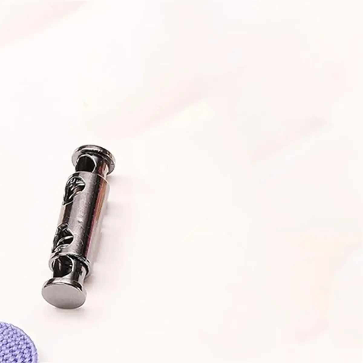Double Hole Cord Locks, Metal Spring Toggle Stopper Clip for Shoelaces, Drawstrings & Paracord , Reusable & Reliable