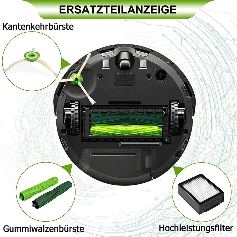 Akcesoria zamienne do Irobot Roomba I7 I7 + I7 Plus E5 E6 E7, części zamienne Roomba