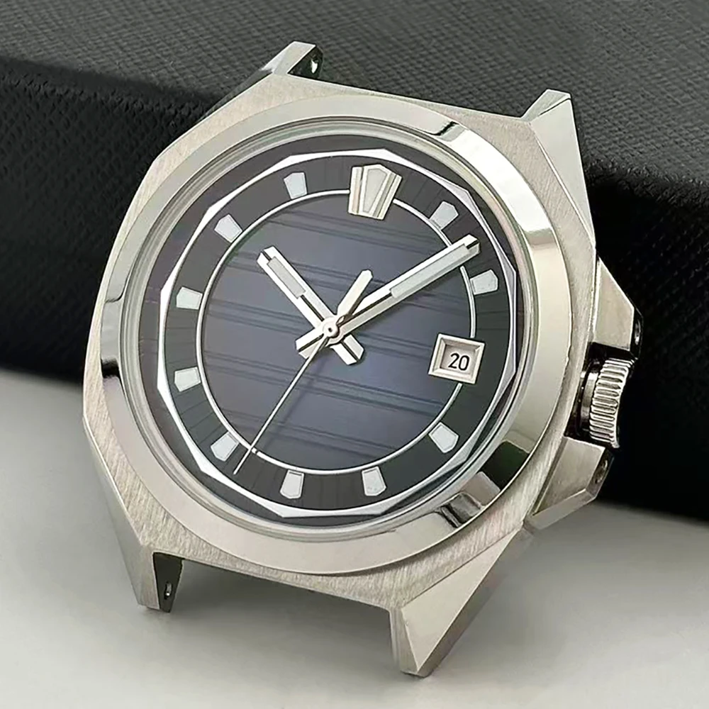 Lässige Herrenuhr mit 38 mm mechanischem Uhrwerk, hochwertiger, wasserdichter Edelstahl, kompatibel mit MIYOTA 8215/ST1612 Uhrwerk