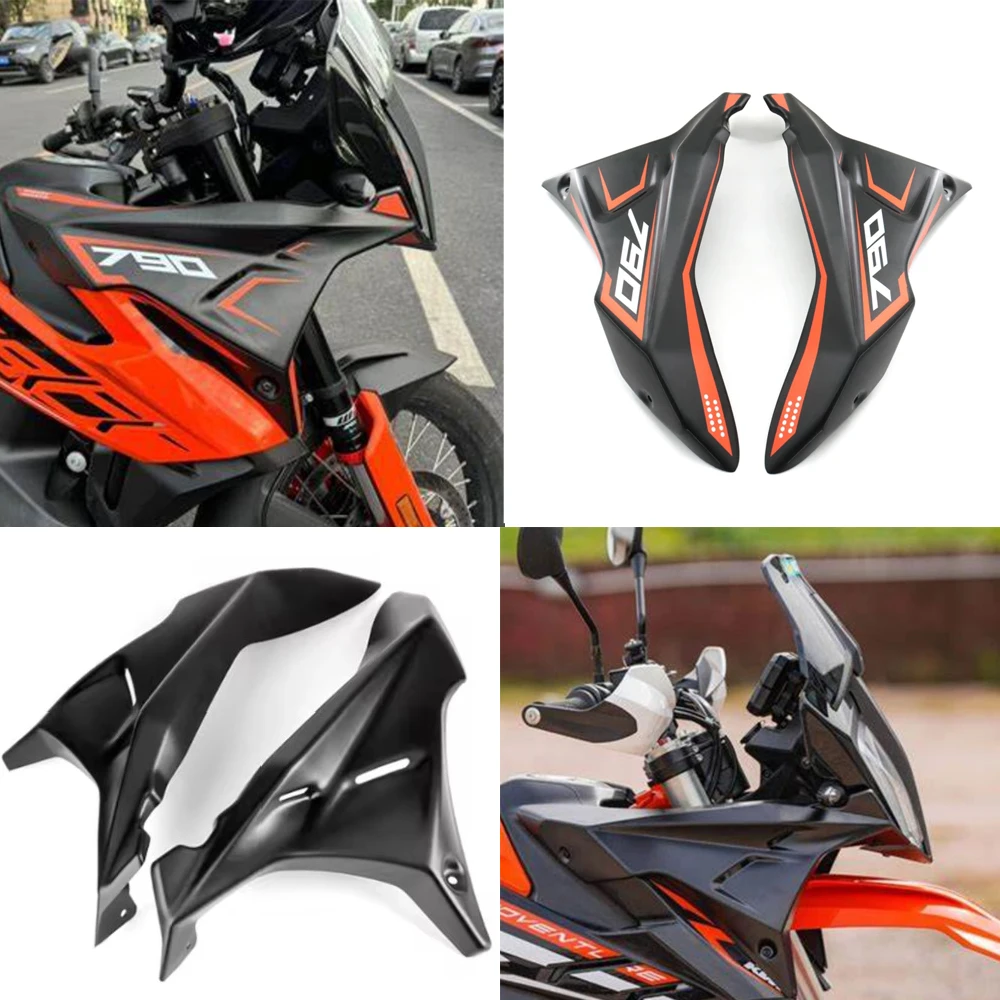 For 790adv 890adv 790 890 ADV Adventure R S Below 2022 Motorcycle Fairing Side Panels Wind Deflector Windscreen Plate Cover 2021