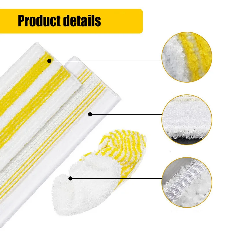 Kép 3: Számára karcher easyfix SC1 SC2 SC3 SC4 SC5 steamer tisztább accessor Emelet cloths Helyettesítés alkatrészek Lemosható microfibre ruhával beállítása