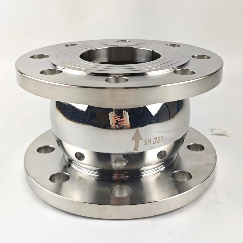 Sanitary SS316L Ball Check Valve - DIN Flange End (SMS Standard) for Hygienic Systems