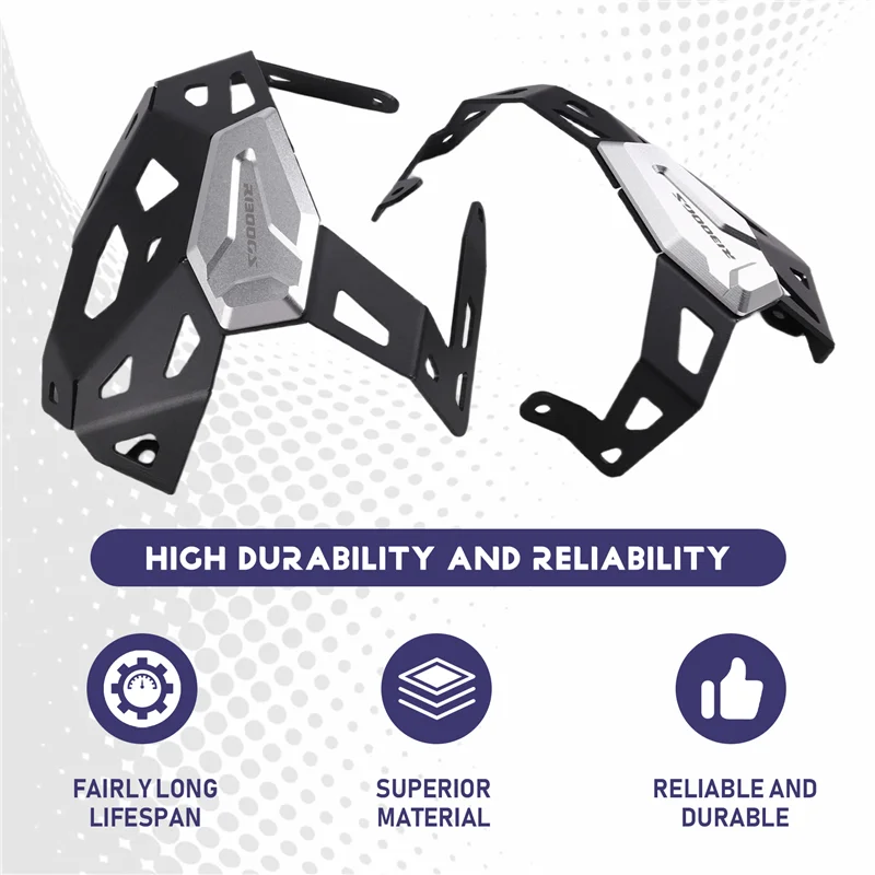 

R1-For BMW R1300GS Cylinder Head Guards For BMW R1300GS Engine Protection For BMW R1300GS Black+Silver