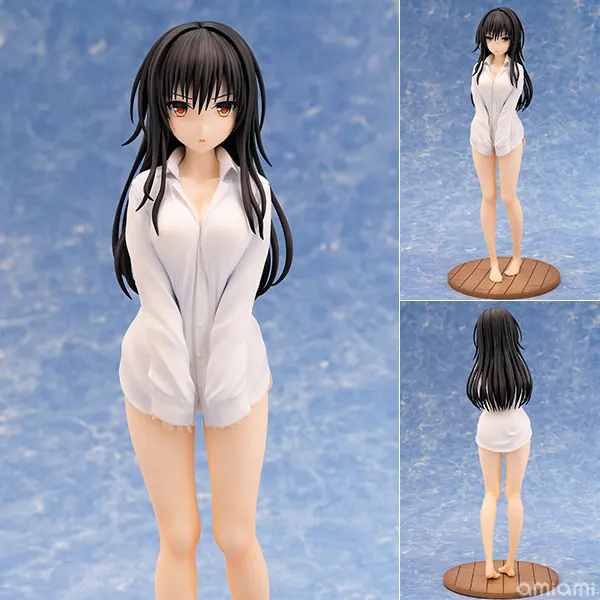 Figura de Anime de 25 cm de Yui Kotegawa con Camisa de To Love-Ru Darkness, Figura de Acción de Momo Belia Deviluke, Muñeca de Juguete Coleccionable