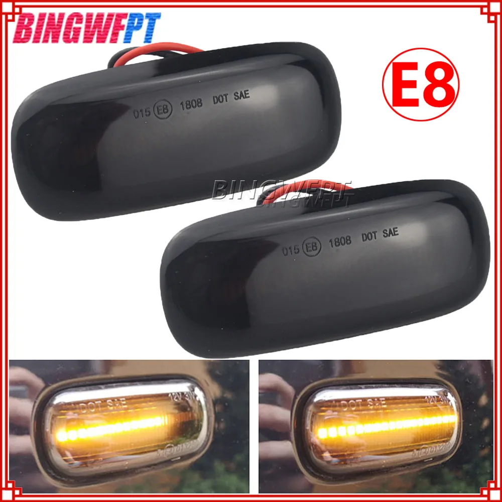 

NEW 2PCS For Audi A2 A3 8L A4 B5 A6 4B C5 A8 4D TT 8N Car LED Dynamic Side Marker Light Turn Signal Light Indicator 8N0 949 127A