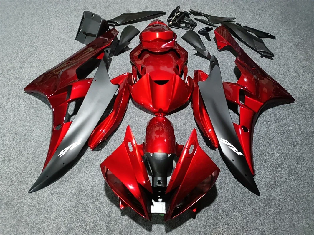 

Injection Mold New ABS Whole Fairings Kit Fit for YAMAHA YZF-R6 R6 06 07 2006 2007 Bodywork Set Dark Red
