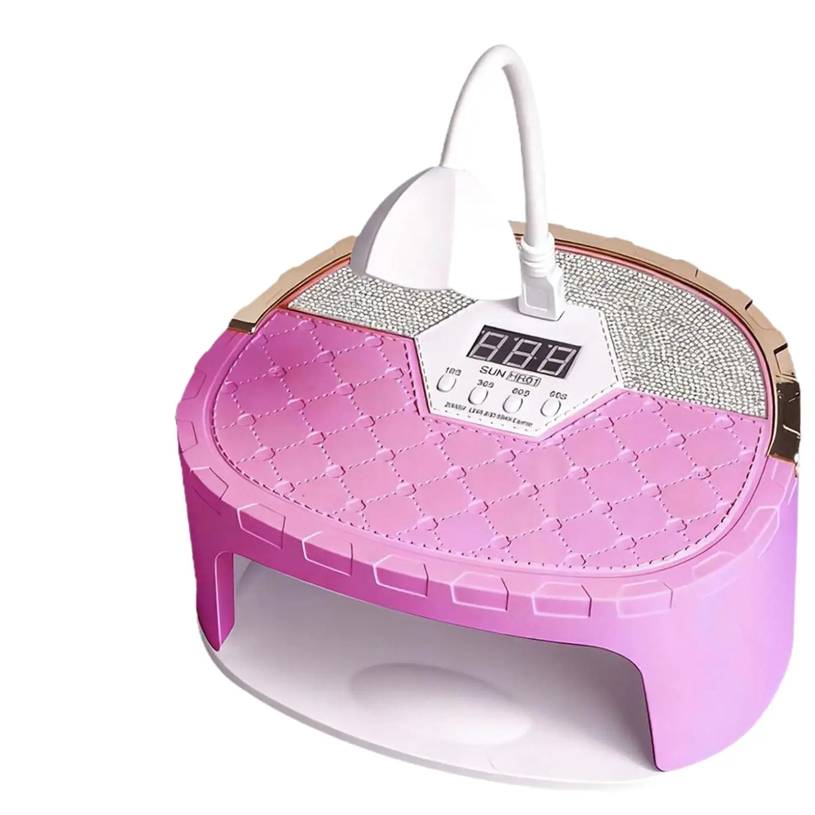 LED-nagellamp Nageldroger 45 LED-kralen 288 W Lage warmtemodus met 4 timerinstellingen voor salon Thuis Handdetectie Veelzijdig Sneldrogend