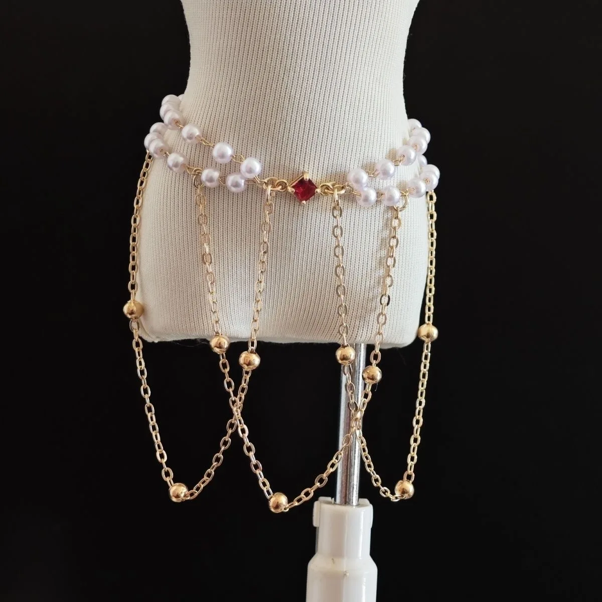 

Аксессуары для кукол 1/3 1/4 1/6 BJD длинная поясная цепочка с цирконом, короткая поясная цепочка