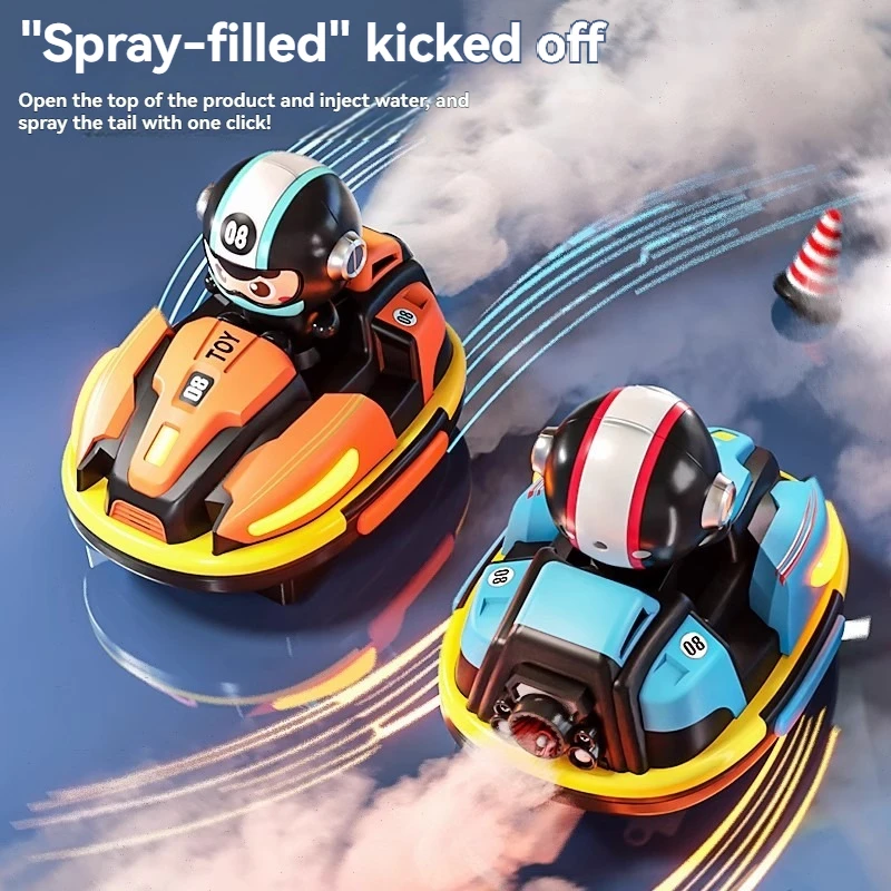 

YIMI Remote Control Car Toys 2 Pcs - 2.4GHz RC Bumper Cars with Ejector, Speed Racer Vehicles, Lights & Music