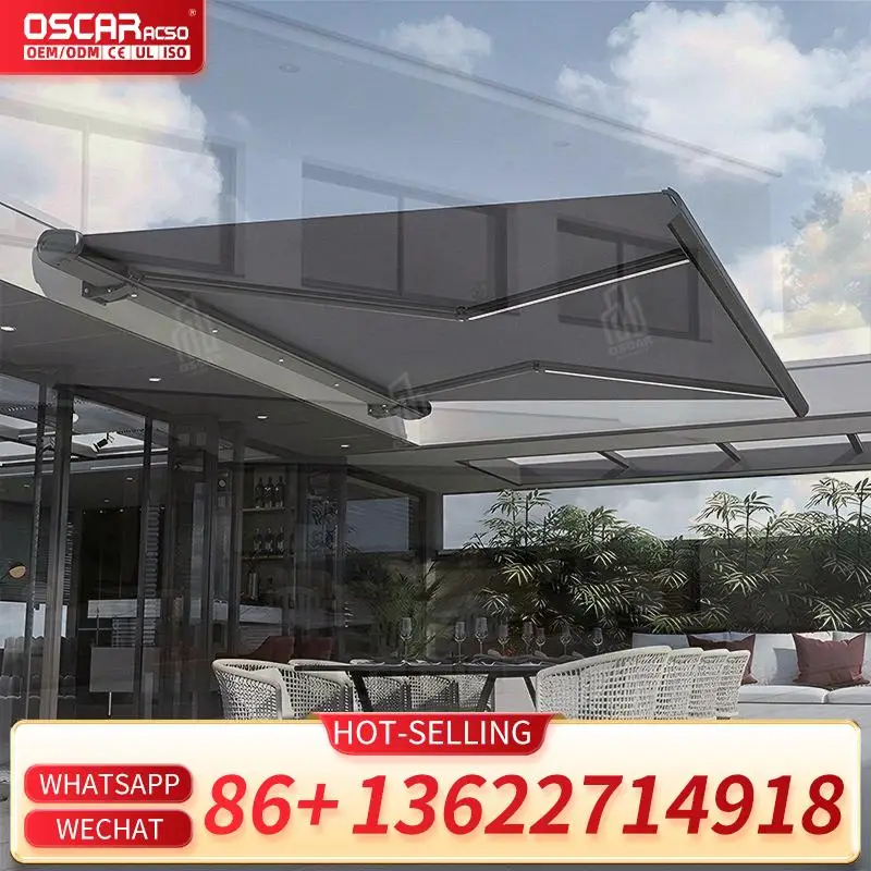 

Motorized supplier China outdoor patio garden use retractable awning