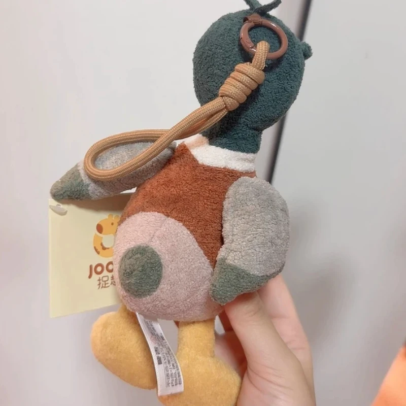 Brinquedo de pelúcia pato bonito boneca dormir travesseiro pingente boneca menina presente aniversário pele macia amigável requintado dos desenhos animados encosto