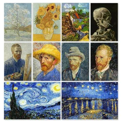 Famous Artist Van Gogh Oil Painting Canvas Painting Poster and Print Flower Landscape Wall Art Poster for Living Room Home Decor