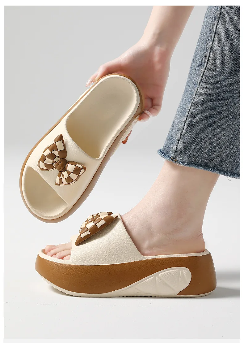 2026 Sommer- und Frühlings-Unisex-Slipper mit gepolsterter dicker Sohle zur Schmerzlinderung – Duschpantoffeln für Damen und Herren – Detail 2