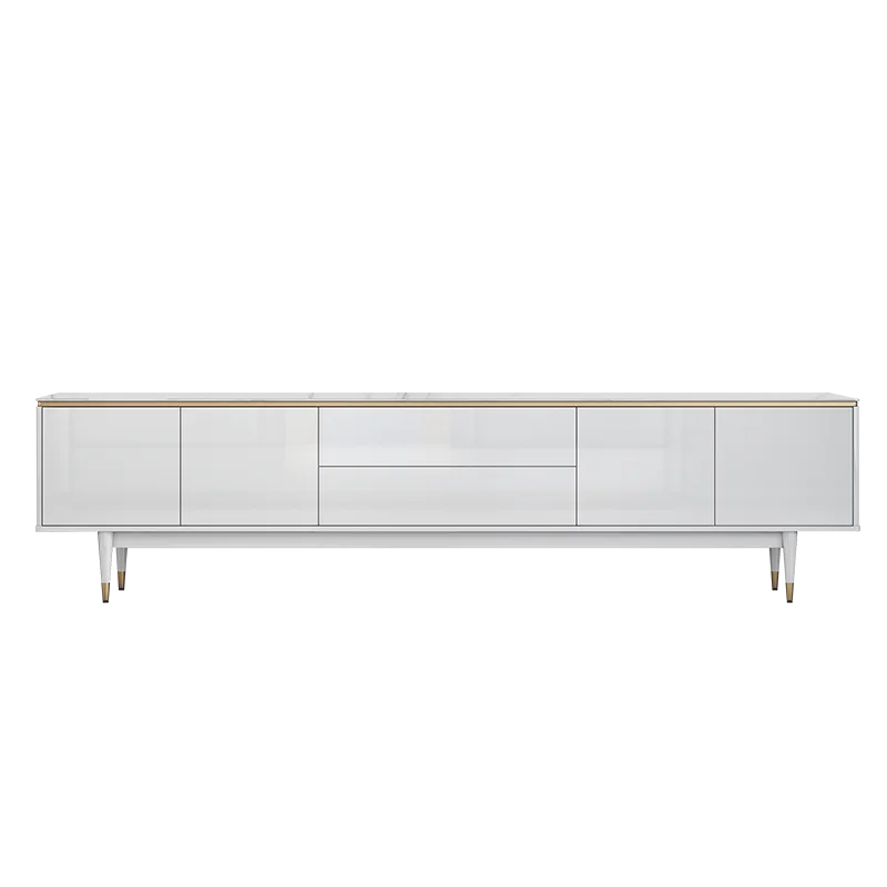 

Rock slab TV cabinet coffee table combination living room household small apartment TV cabinet modern simple storage bucket cnet