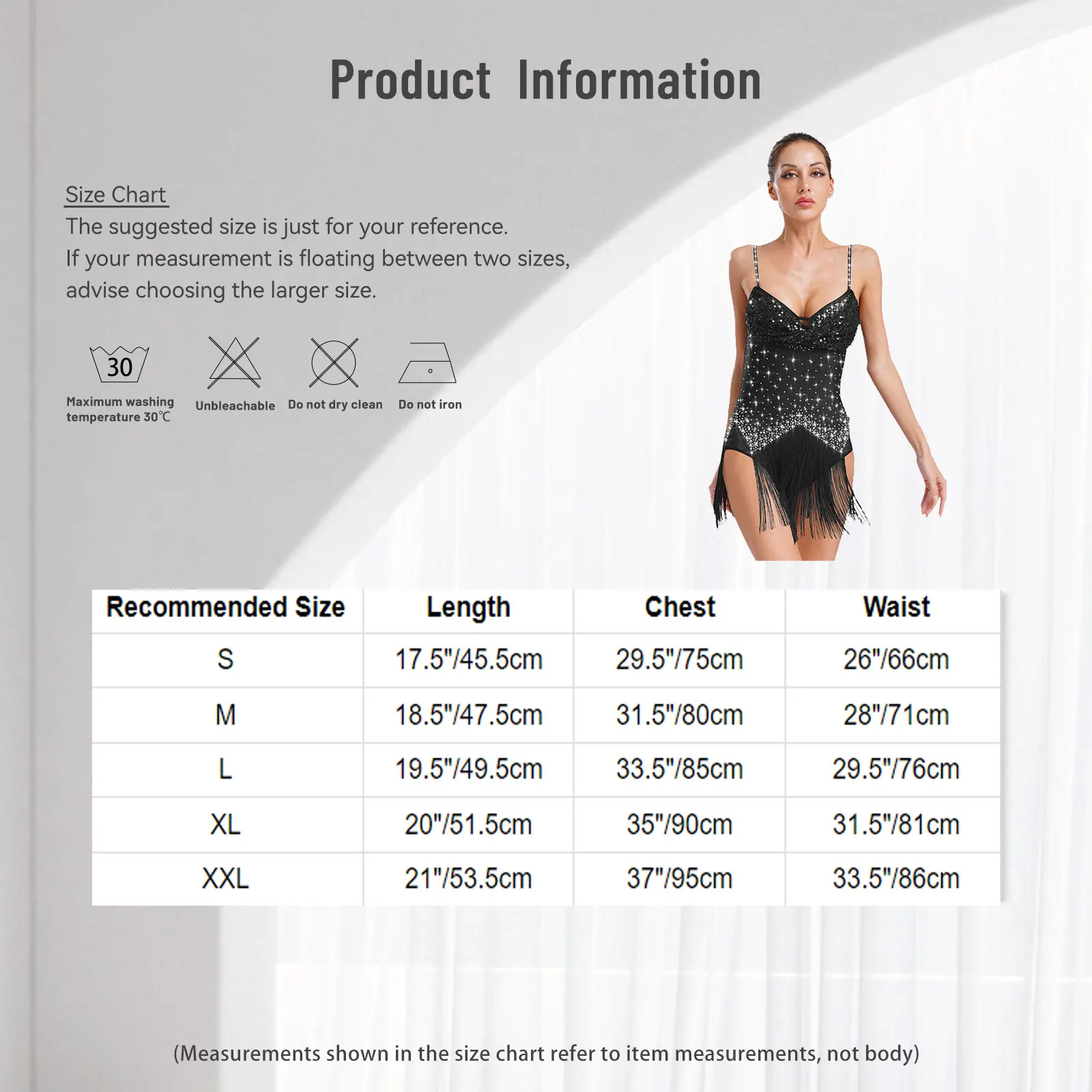 بدلة نسائية من حجر الراين مزينة بالترتر هامشية للرقص اللاتيني بدلة تشا تشا السالسا التانغو قاعة الرقص بدلة يوتار