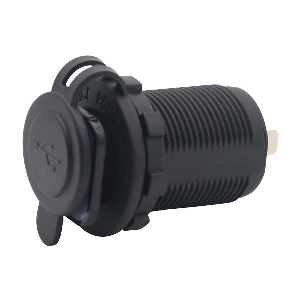 

Dual USB Charger Socket 12-24V Car Power Outlet Adapter Power Cigarette Lighter Socket for Car Boat Marine Motorcycle RV ATV