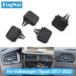 Car Front Air Conditioning AC Vent Toggle Piece Outlet Card Clip Wind Direction Plectrum Knob For VW Volkswagen Tiguan 2017-2022