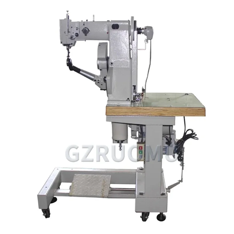 Desktop Leather Shoe Inner Thread Sewing Machine Sneaker Side Stitching Machinery Sole Shoe Electric Threading Device With Table