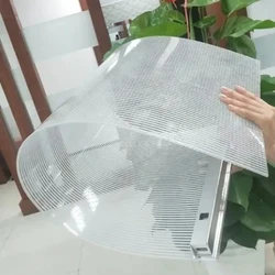 Pantalla de película LED Flexible, pantalla transparente de vidrio, Fondo de pared, entrega directa de fábrica, P6, P8, P10