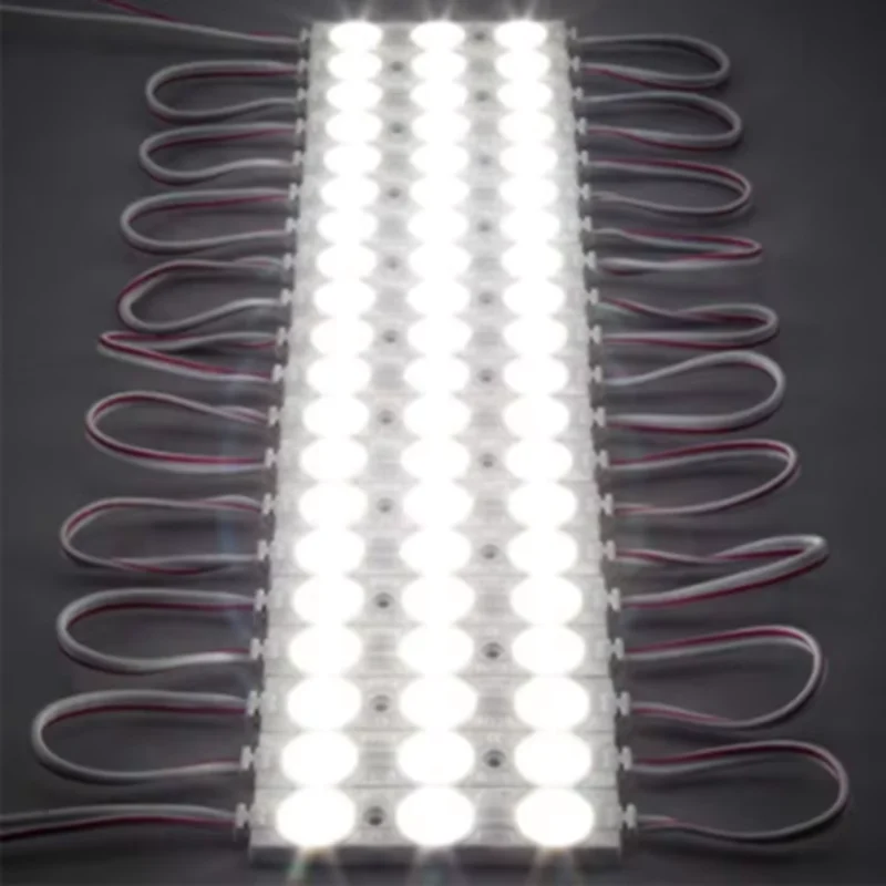 DC12V 24V 2835 3LED Injection-Molded LED Module IP67 Waterproof Strip Bar Light for Advertising Sign & RGB Vanity Mirror