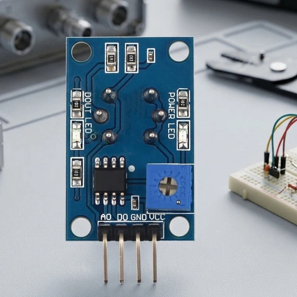 mq-3-エタノールガスセンサーモジュール-4個入り。高感度、アナログ出力。arduino-diyセキュリティシステム用。