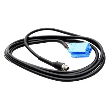 Adaptér do auta AUX pro audio kabel 3,5 mm Mini ISO 8 pinů pro audio kabelový adaptér pro Blaupunkt pro VW pro Audi Honda Nissan atd. 10 nejlepší prodej 8pinový 3,5mm jack - №8