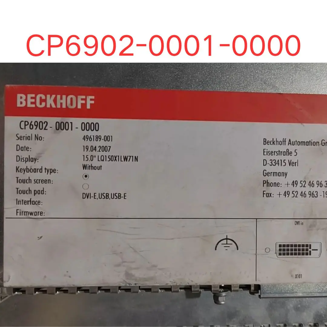 used CP6902-0001-0000 touch screen test OK Fast shipping