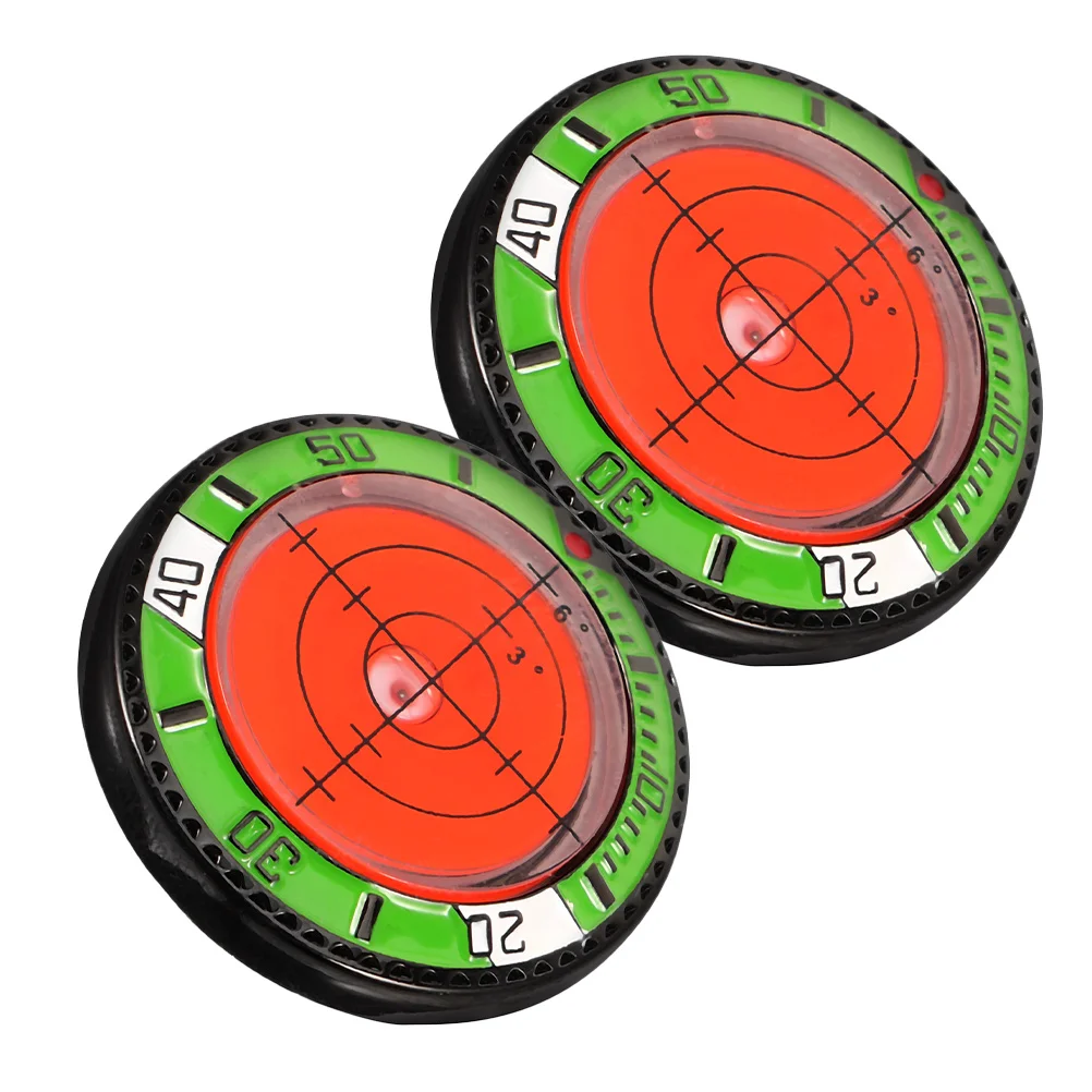 2 قطعة علامات كرة جولف صديقة للبيئة سهلة الاستخدام وقابلة للاستبدال لوازم خارجية كرات جولف علامة علامات الموضع