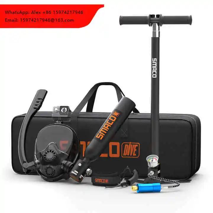 2025 New Style Factory Wholesale SMACO Underwater Diving Equipment Set 0.5L Mini Scuba Portable Air Tank