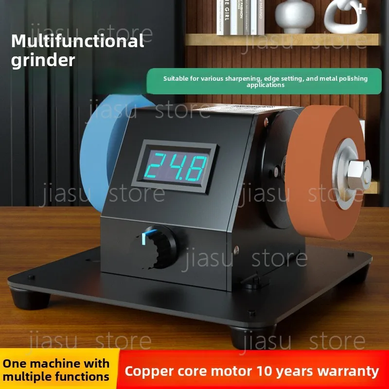 

Household Mini Electric Grinder Portable Knife Sharpener Small Belt Sander Bench Saw Polishing Grinding Tool