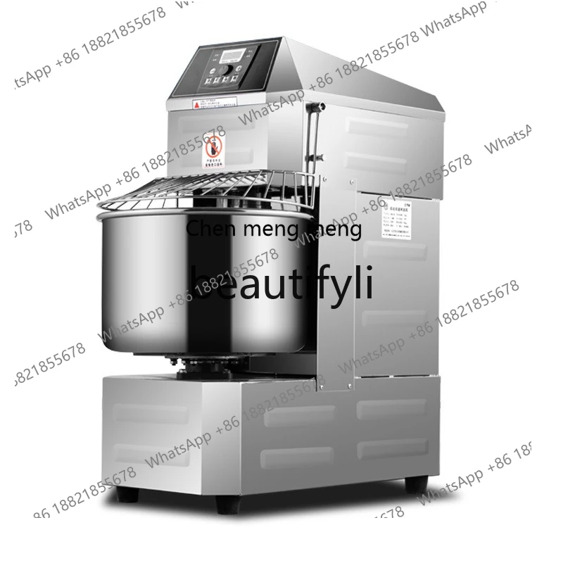 Gran oferta de batidora de masa comercial de doble acción de dos velocidades, batidora de masa para batir huevos de acero inoxidable, batidora automática