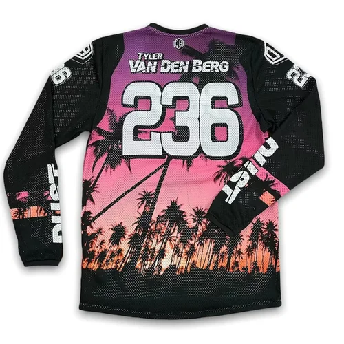Imagen 2 del producto 2025 camiseta de motocross bmx enduro mtb maillot ciclismo hombre bicicleta cuesta abajo ropa de bicicleta todoterreno camiseta de ciclismo de montaña