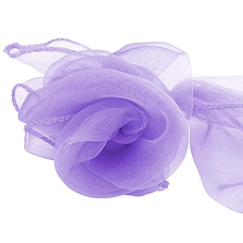 10 pçs/lote rosa organza cadeira faixas cadeira de casamento decoração fitas laços arco para capa banquete festa de casamento evento hortelã verde