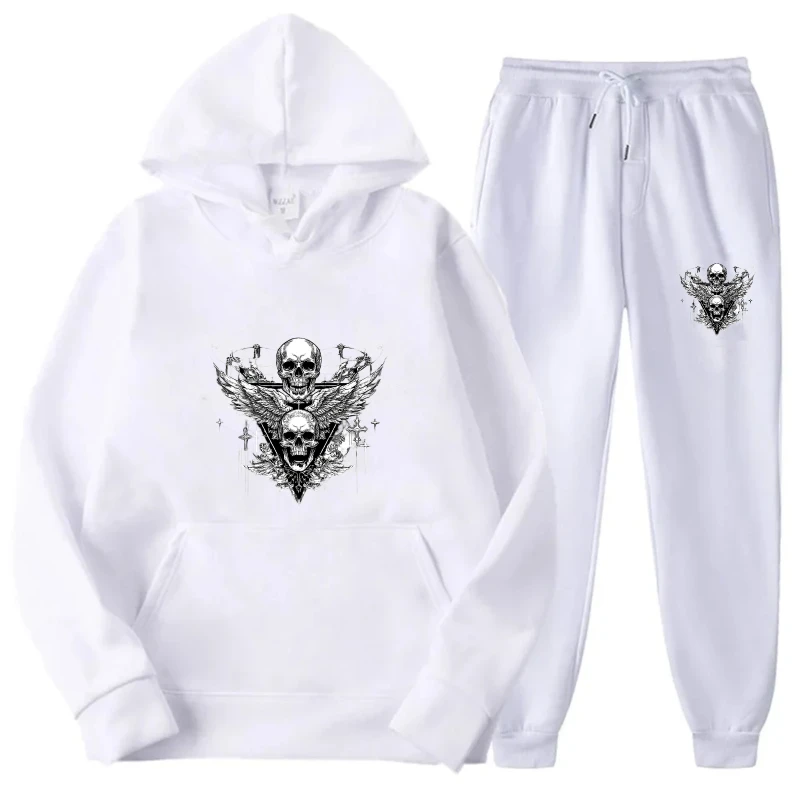 مجموعة هوديي بتصميم وحدة تحكم ألعاب مطبوعة باللون الأبيض لملابس الألعاب غير الرسمية #6