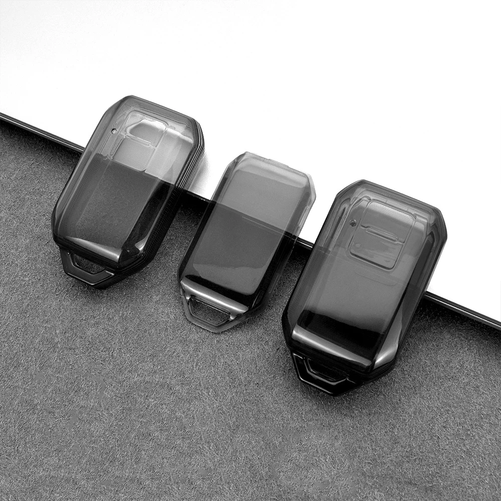 Transparent Car Key Case Cover for Suzuki Swift Ignis Jimney XL7 Ertiga 2020 2021 2022 2023 Auto Accessories