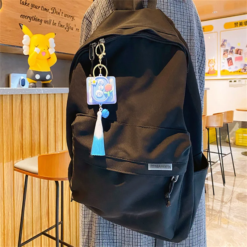 Lindas amuletos de bênção Minso, chaveiros festivos de ano novo, pingentes, chaveiros de carro, bolsas de casal, pingentes e presentes