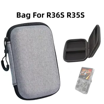 حافظة تخزين ألعاب حماية علوية لهاتف Miyoo Mini Plus R36S R35S حقيبة وحدة تخزين محمولة حقيبة حمل لـ Anbernic RG35XX Plus